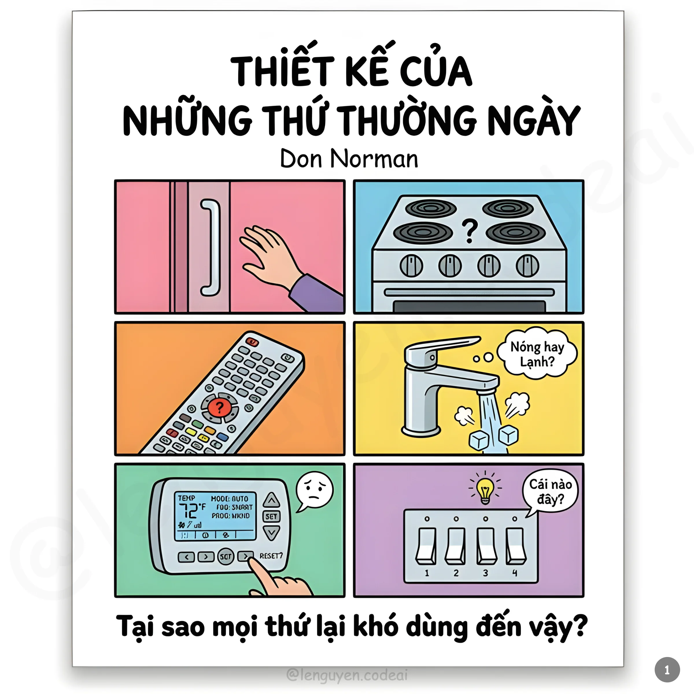 Tóm tắt sách "The Design of Everyday Things "